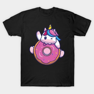 cat unicorn so cute face mask T-Shirt